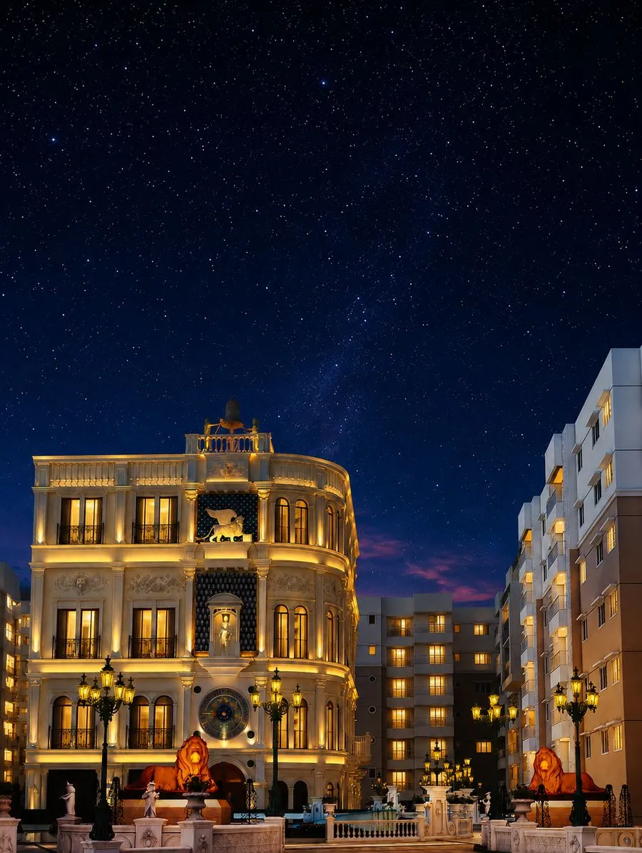 Venezian Palm Riviera Venetian-themed architecture